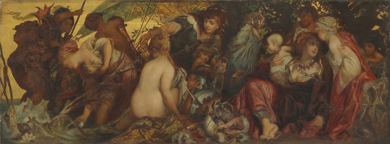 1865年至80年的海洋宝藏 作者 汉斯·马卡特（Hans Makart）