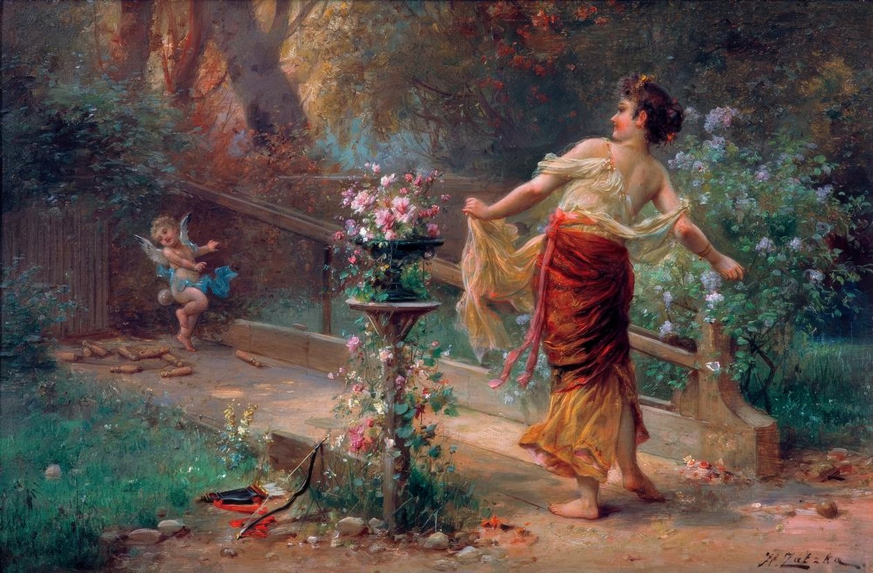 Amors吃喝玩乐 作者 汉斯·扎兹卡（Hans Zatzka）