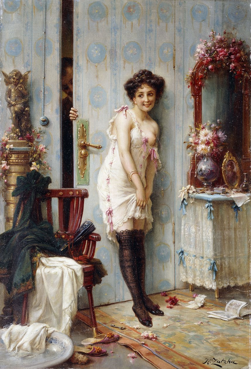 多情的访客 作者 汉斯·扎兹卡（Hans Zatzka）