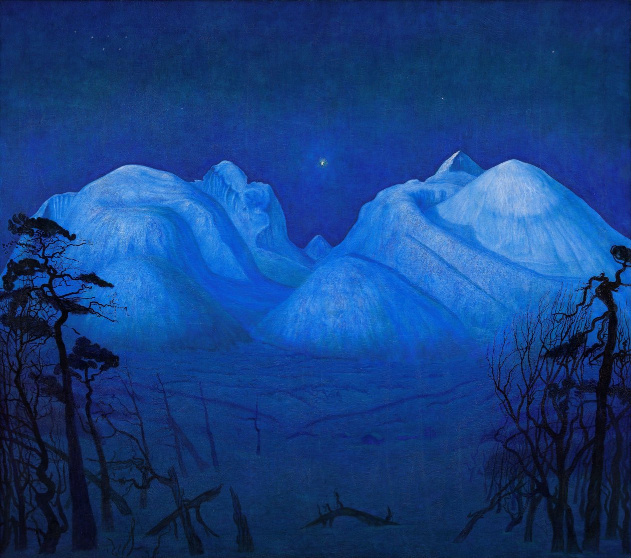 山里的冬夜 作者 哈罗德·奥斯卡·索尔伯格