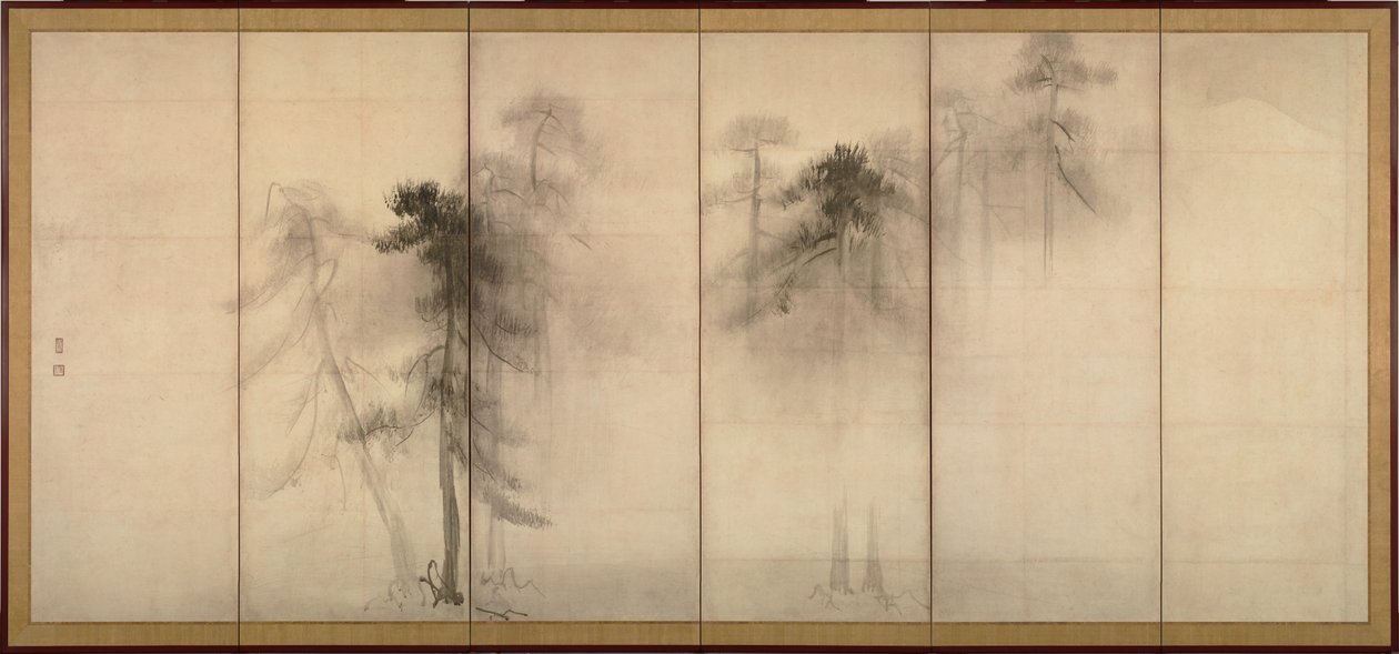 松林地图，左舷 作者 长谷川东白