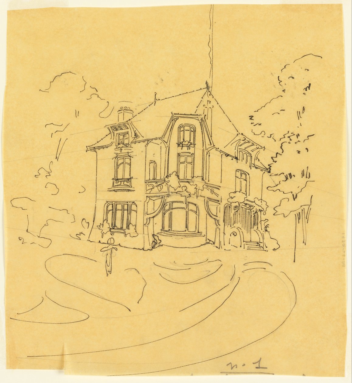 私人住宅设计 作者 赫克托·吉马尔（Hector Guimard）