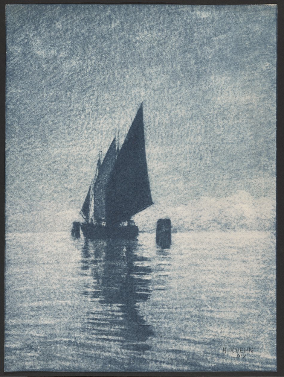 [停泊的帆船] 作者 海因里希·库恩