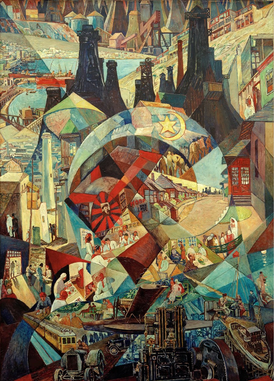 1927年，巴库鼓动小组。 作者 海因里希·沃格勒
