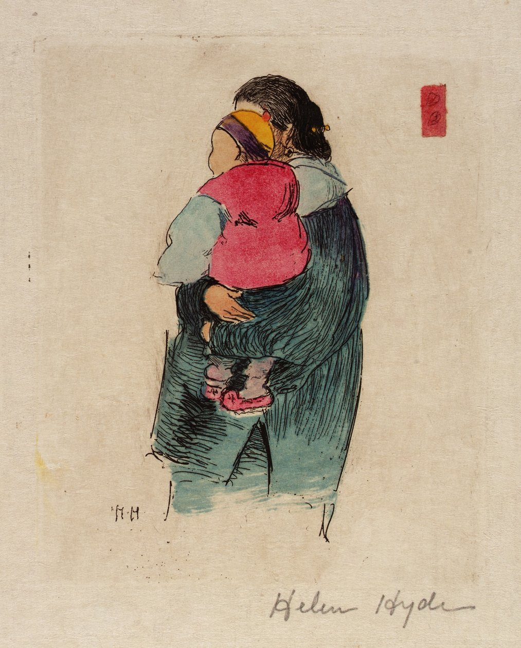 母与子 作者 海伦·海德（Helen Hyde）