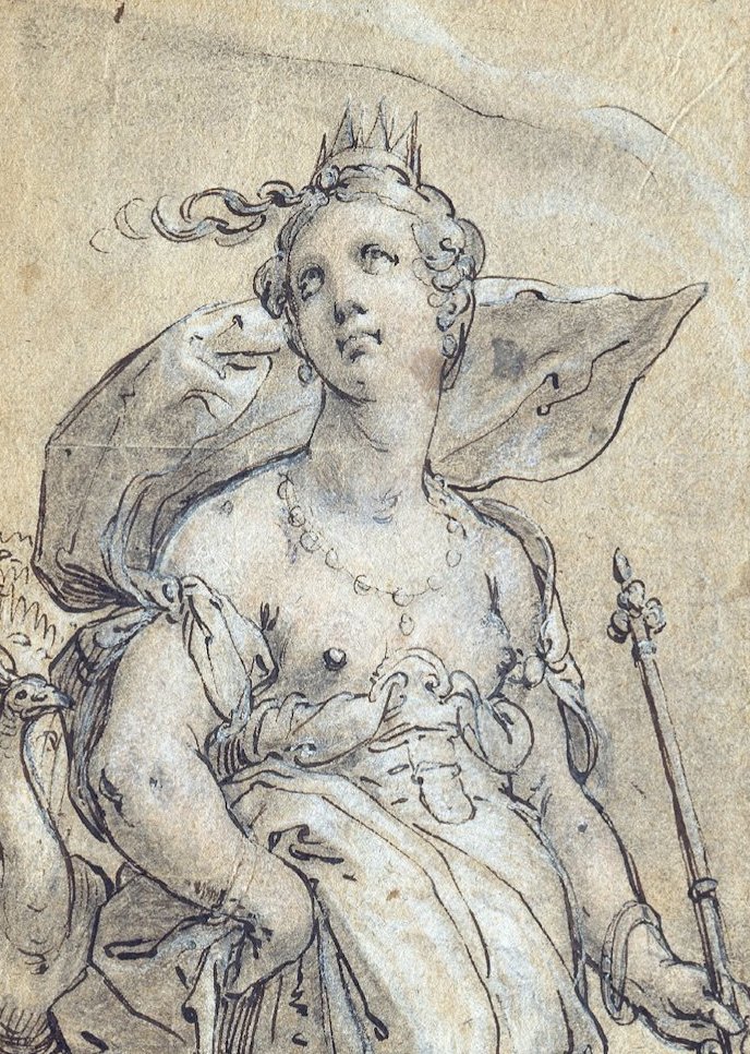 朱诺 作者 亨德里克·古尔齐乌斯（Hendrik Goltzius）