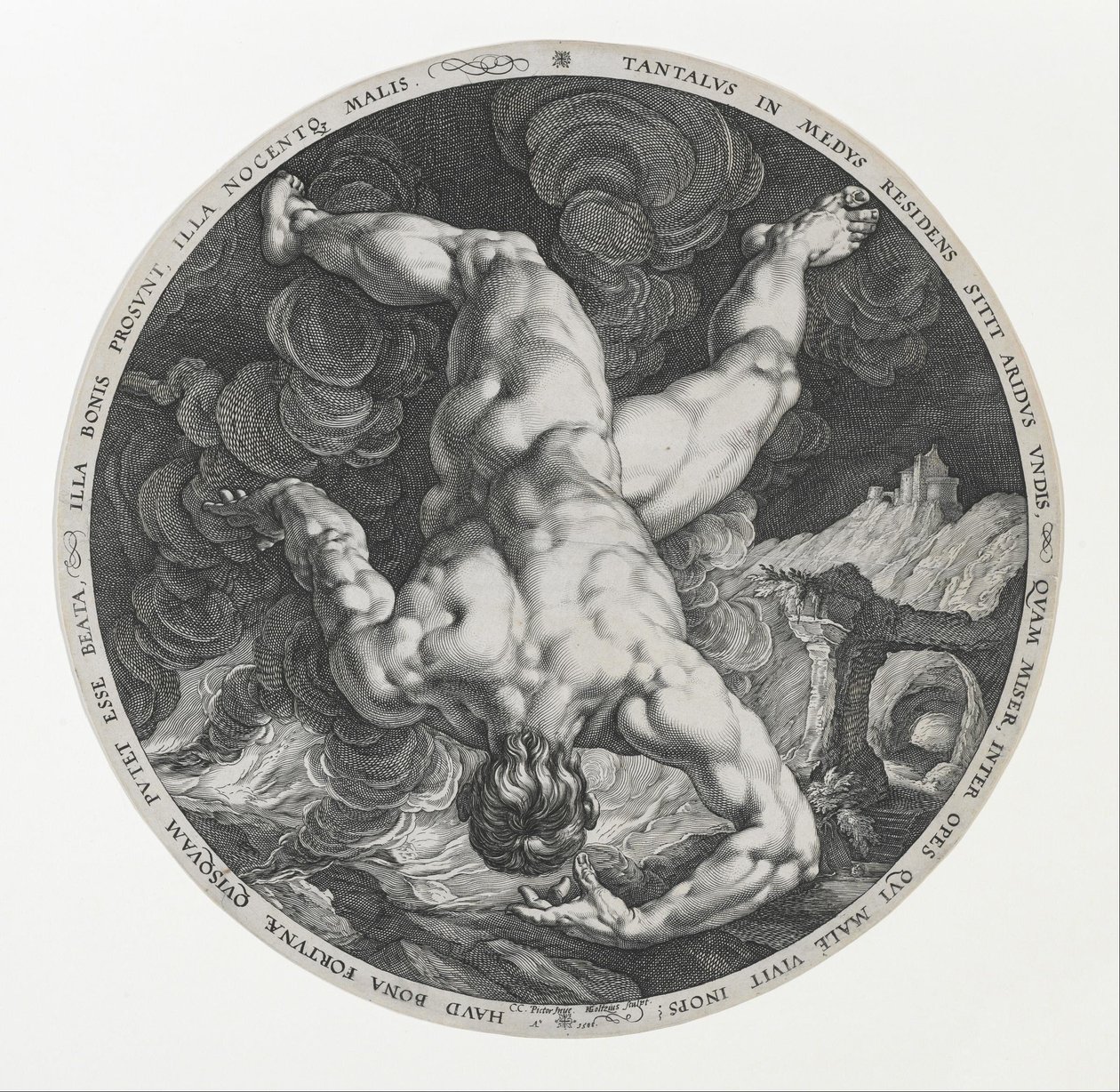 坦塔罗斯 作者 亨德里克·古尔齐乌斯（Hendrik Goltzius）