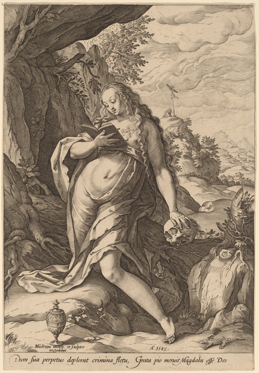 忏悔圣玛丽亚 作者 亨德里克·古尔齐乌斯（Hendrik Goltzius）