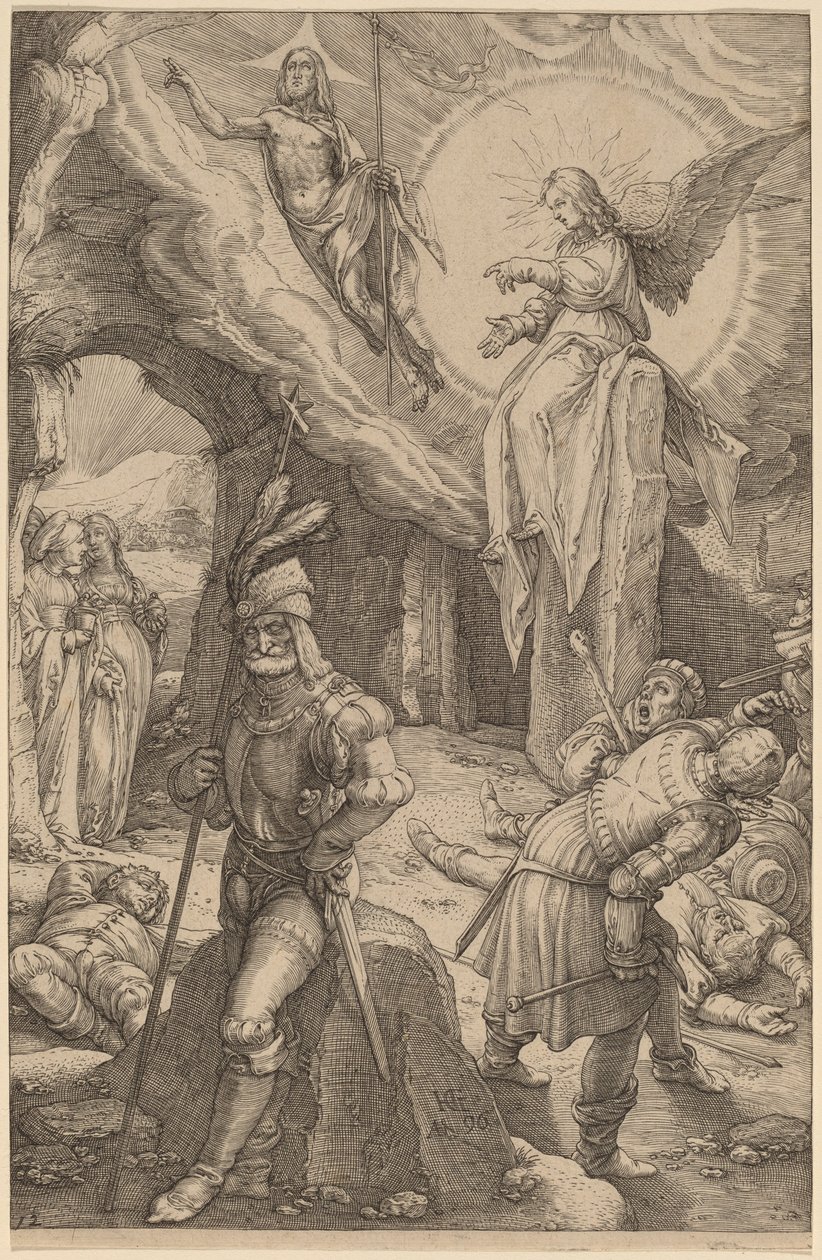 复活 作者 亨德里克·古尔齐乌斯（Hendrik Goltzius）