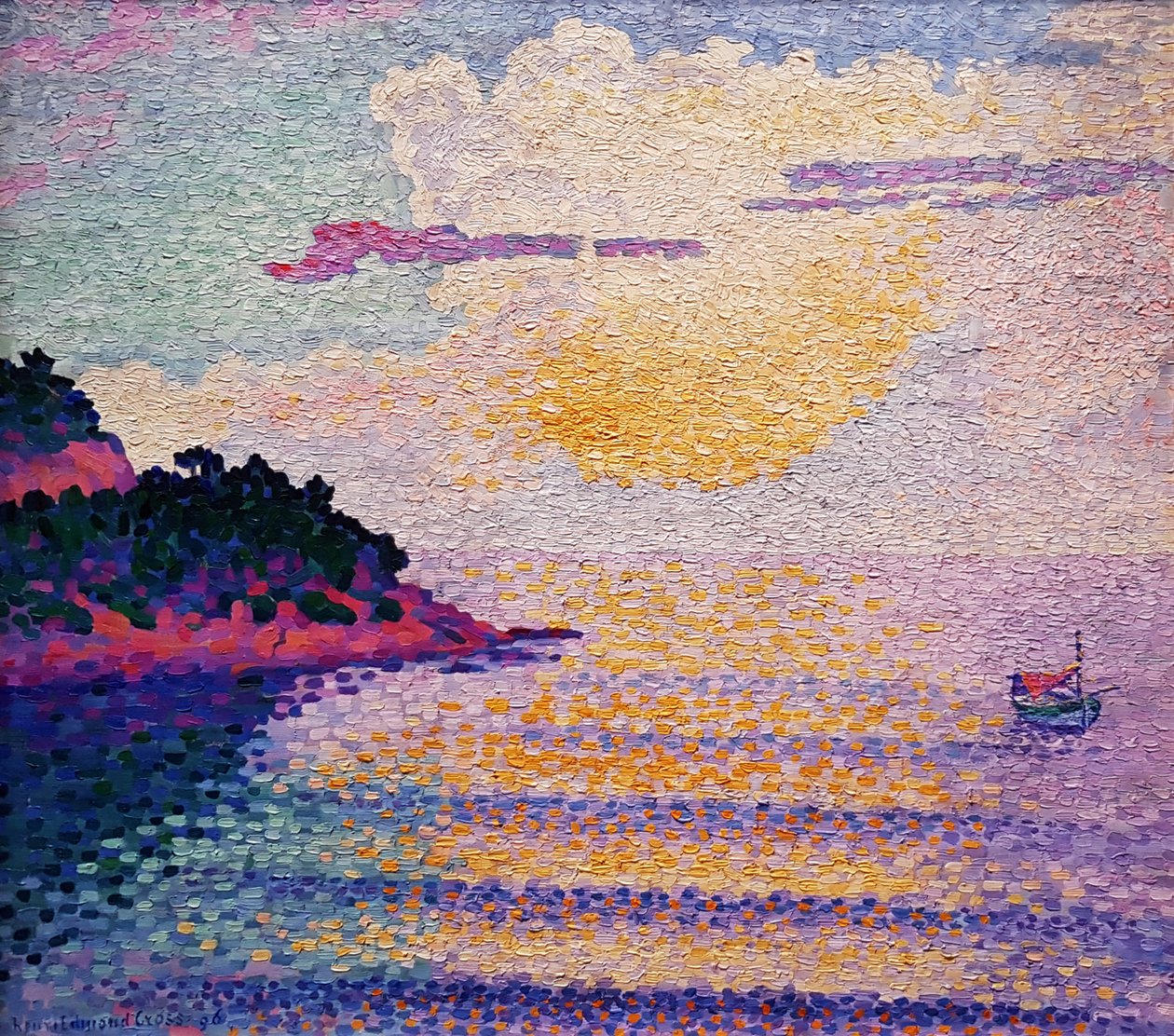 在海上日落 作者 亨利·埃德蒙·克罗斯