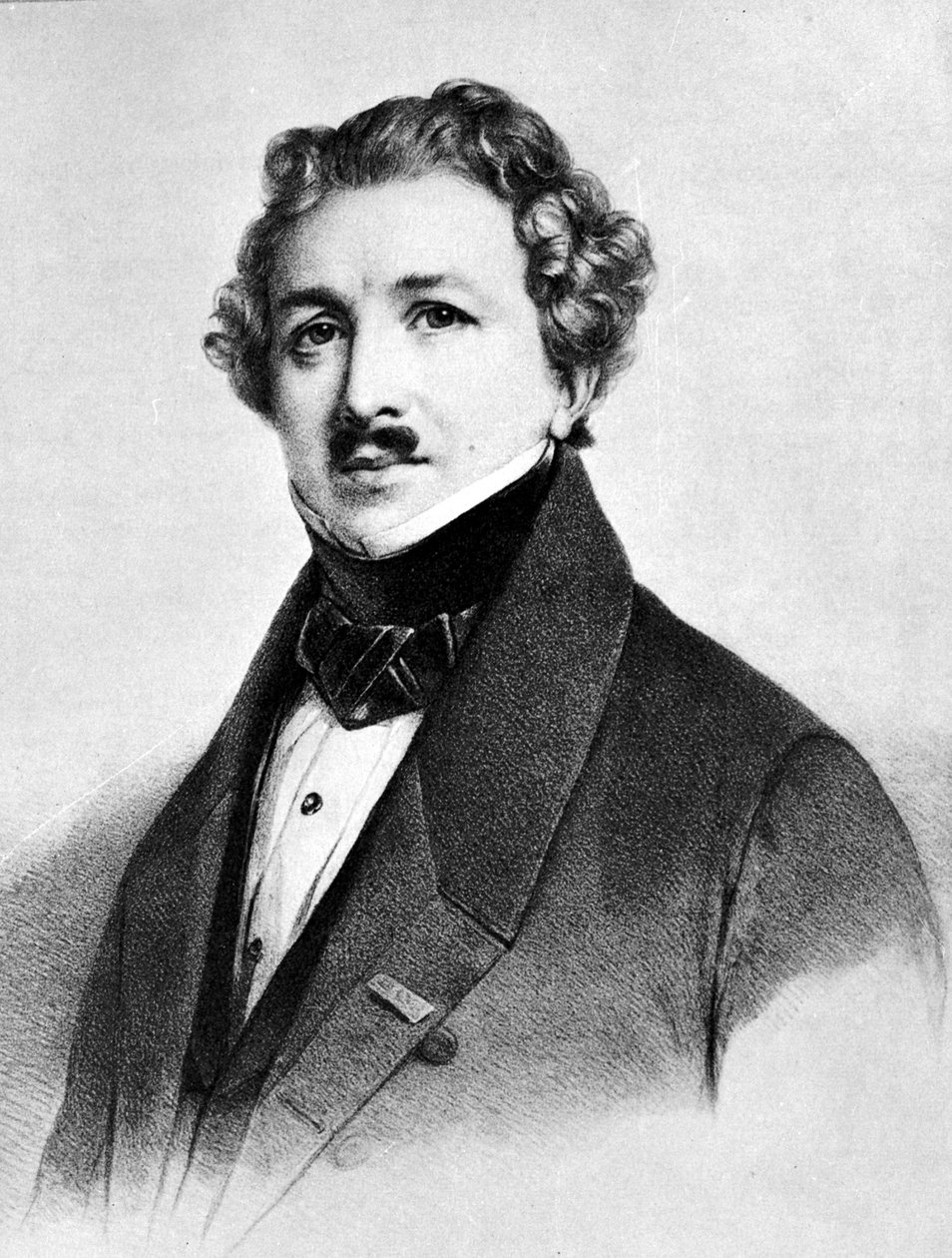 Louis Jacques Mande Daguerre（1787-1851） 作者 亨利·格里夫登（Henri Grevedon）