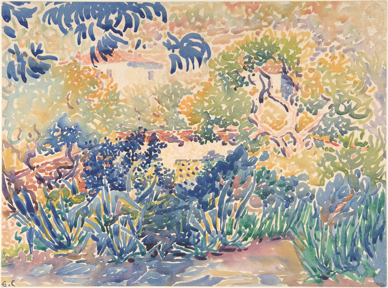 圣克莱尔的艺术家花园，1904-5。 作者 亨利·埃德蒙·克罗斯