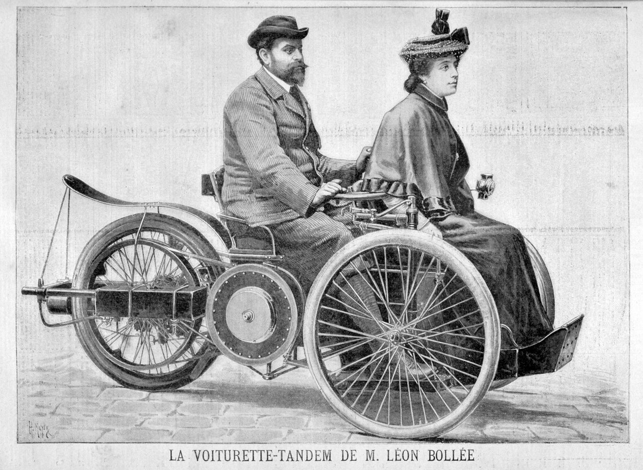 Leon Bollees购物车，1896年 作者 亨利·迈耶（Henri Meyer）