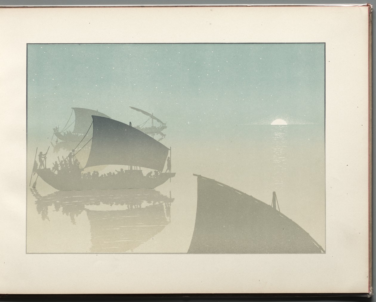 浪子：第四桌 作者 亨利·里维耶尔（Henri Riviere）