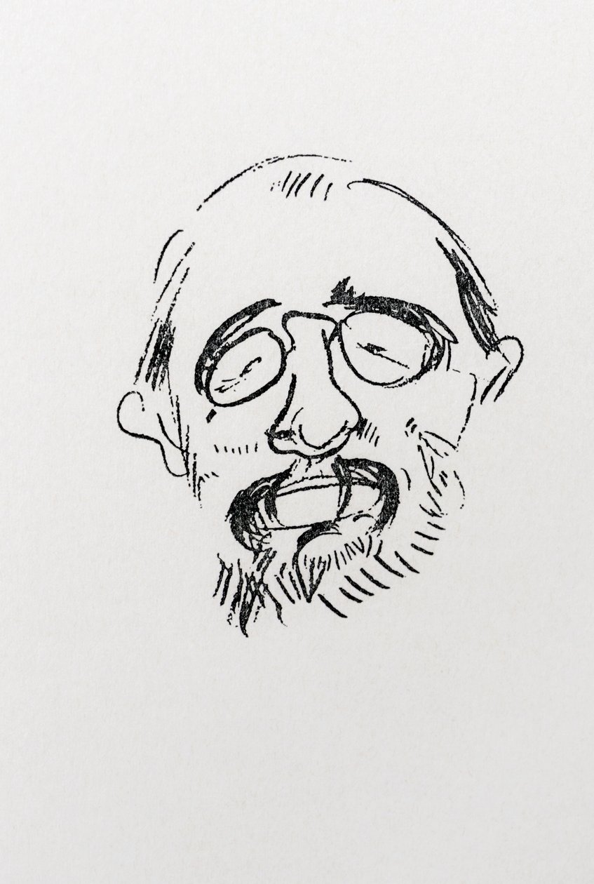 Henri Toulouse-Lautrec.自画像。 作者 亨利·德·图卢兹·劳特雷克