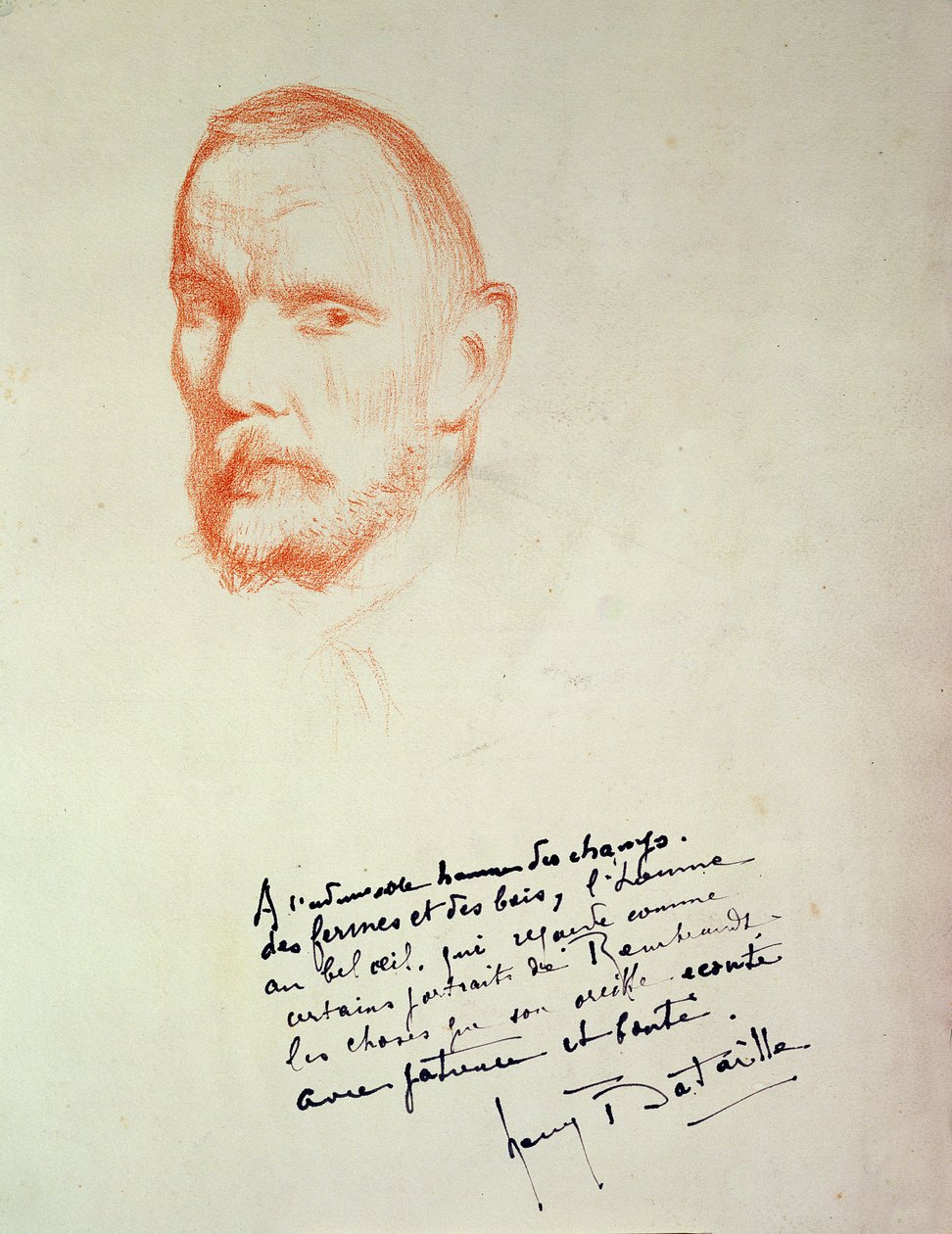 Jules Renard（1864-1910）来自&39;Heads and Penses&39;1901 作者 亨利·巴泰耶