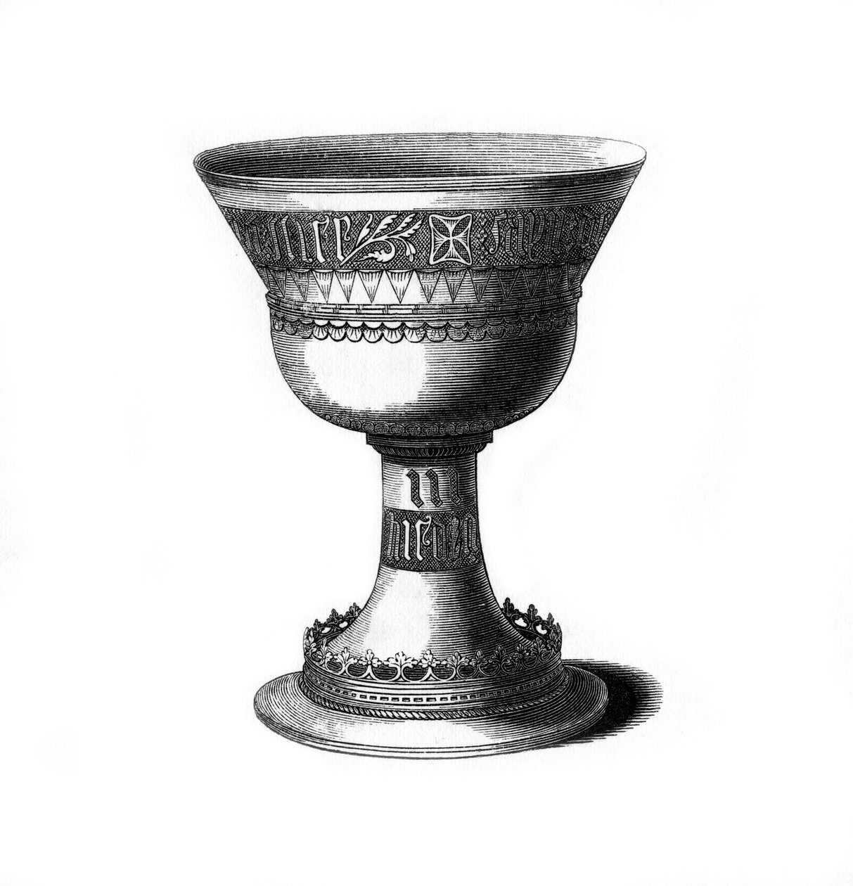 杯，1347年，1843年。 作者 亨利·肖