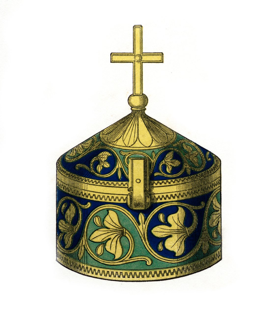 Pyx，12世纪，1843年。 作者 亨利·肖