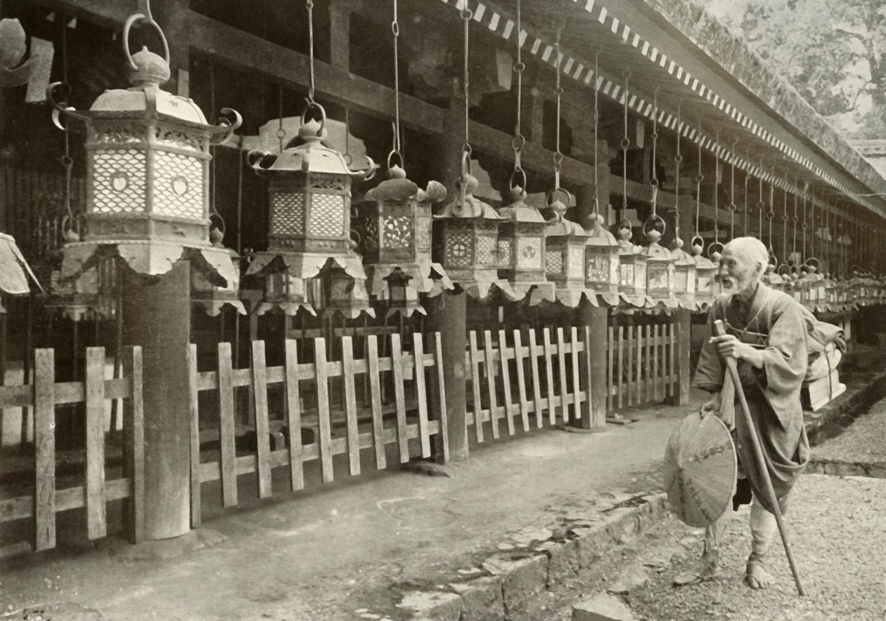 1910年前往奈良的朝圣之旅。 作者 赫伯特·庞廷