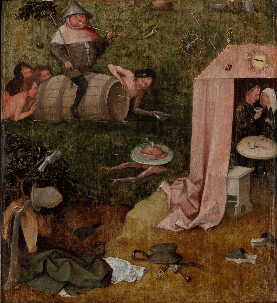 贪食和欲望的寓言 作者 Hieronymus Bosch
