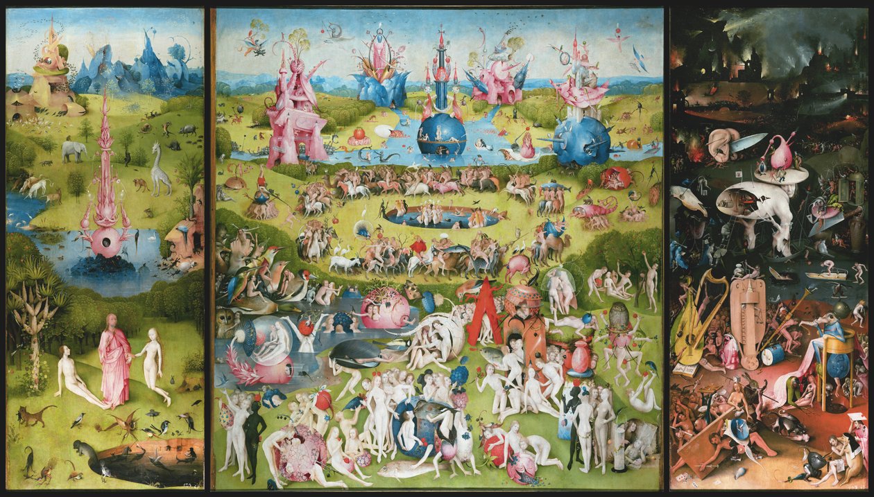 人间花园，1490-1500 作者 Hieronymus Bosch