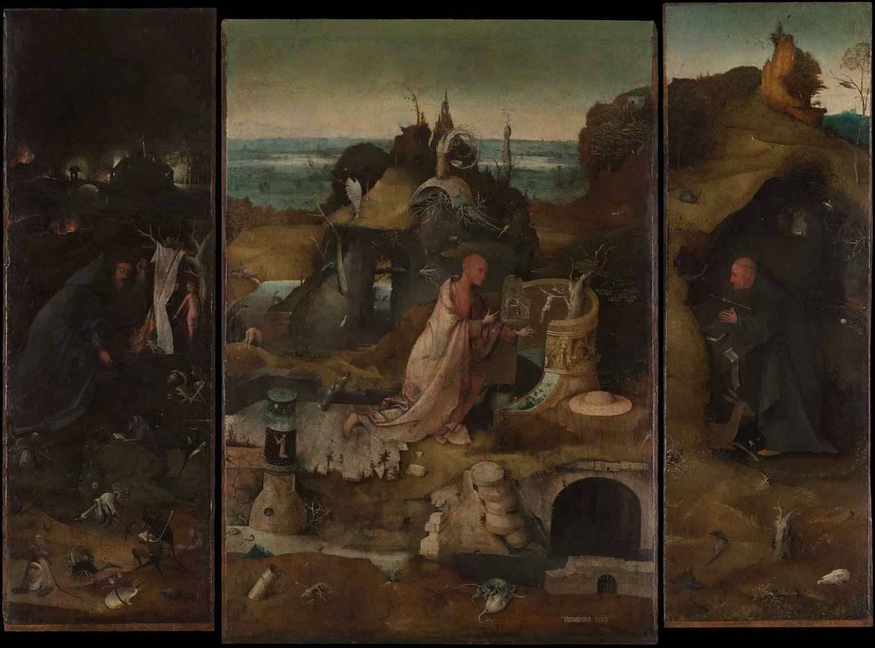 隐士圣徒三联画 作者 Hieronymus Bosch