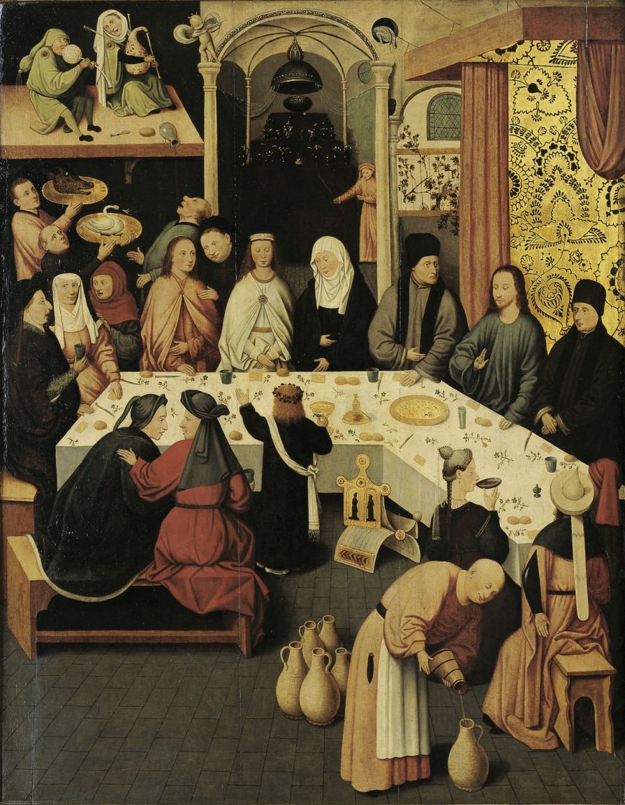 在Cana的婚礼盛宴 作者 Hieronymus Bosch