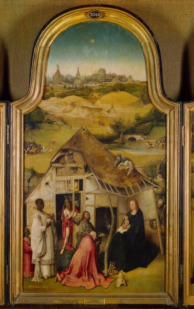 国王的崇拜 作者 Hieronymus Bosch