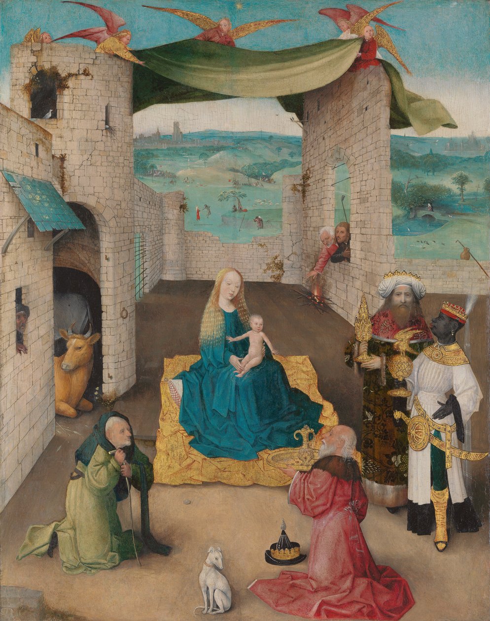 玛吉的崇拜 作者 Hieronymus Bosch