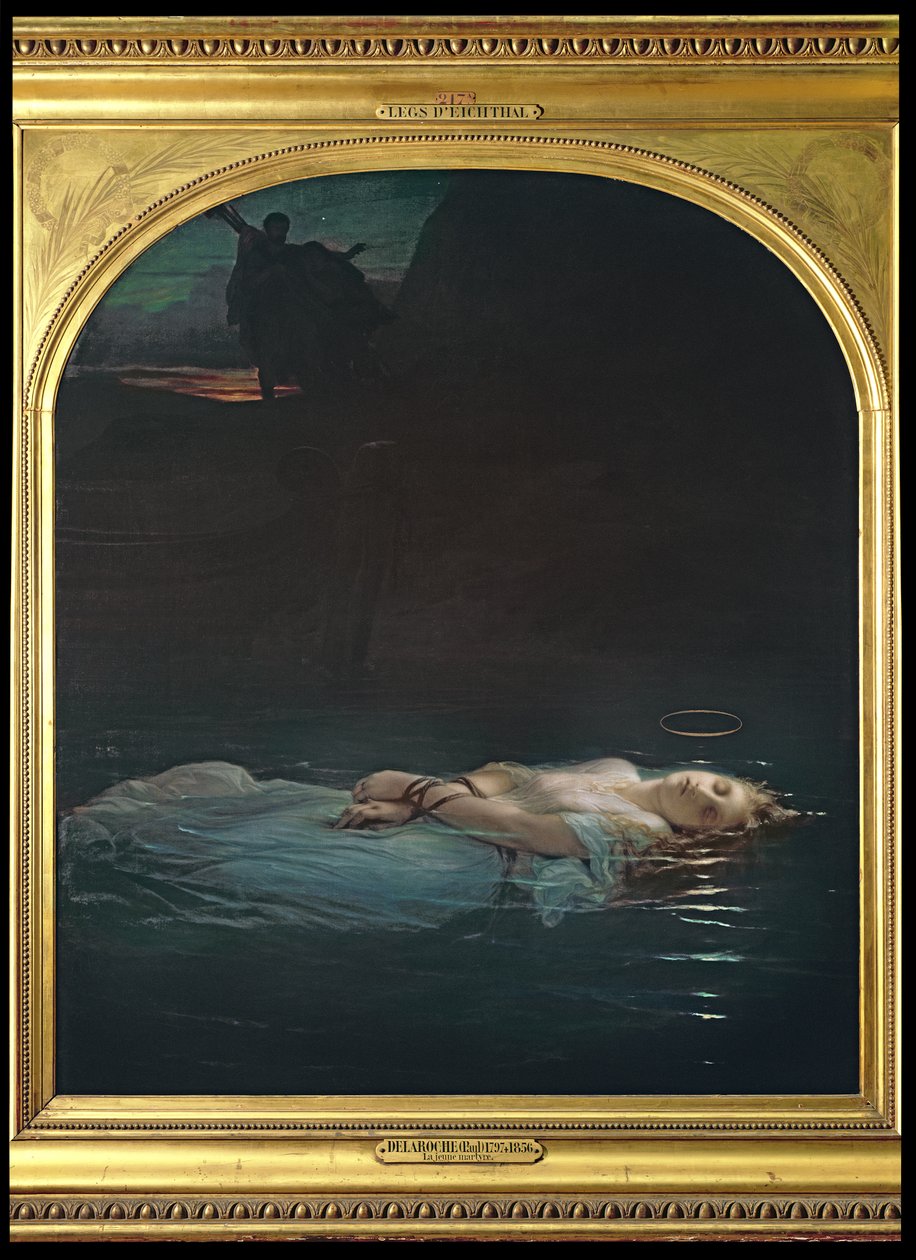 年轻的烈士，1855年 作者 希波吕特·德拉罗什（Hippolyte Delaroche）