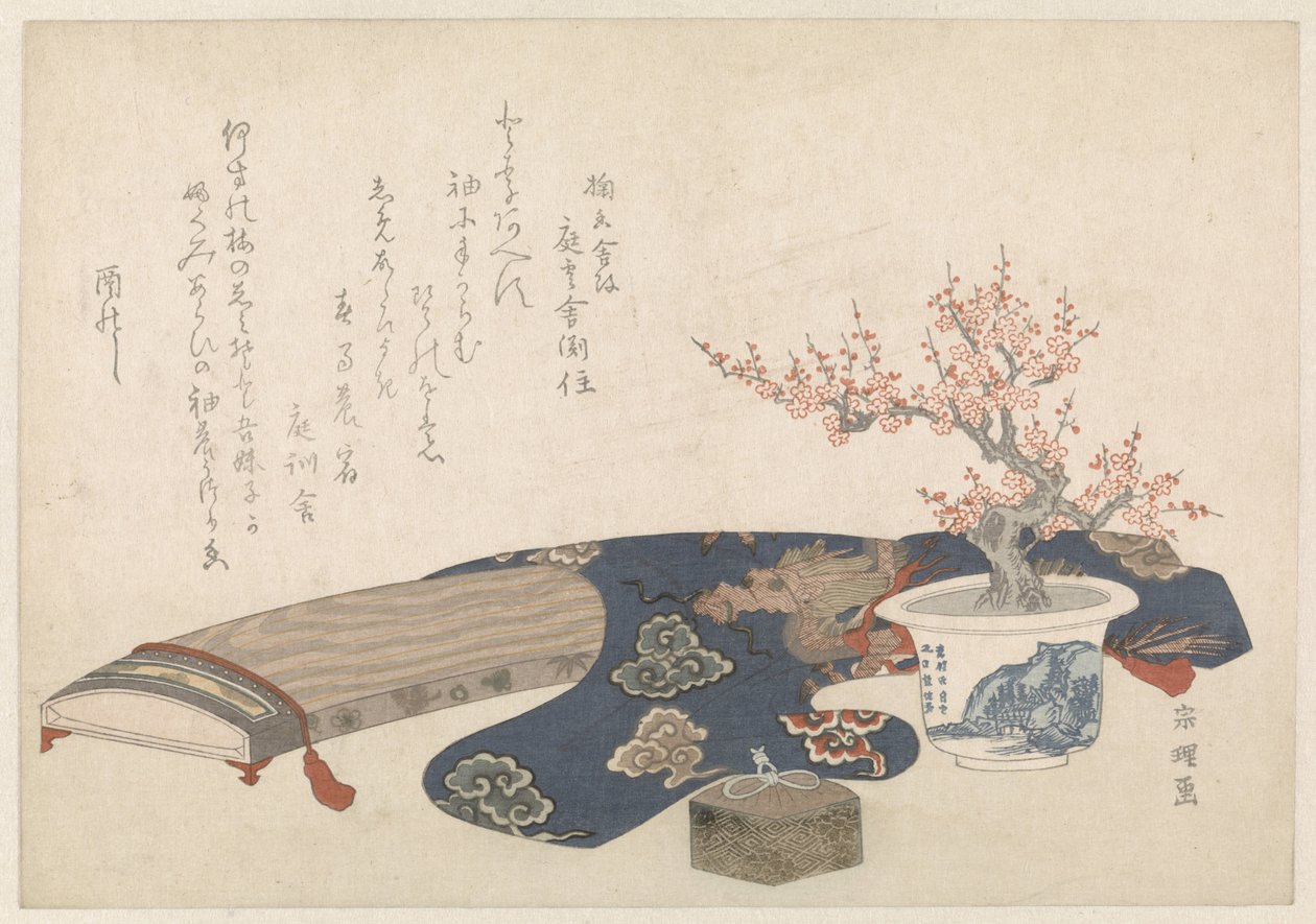 静物与古筝 作者 久川S