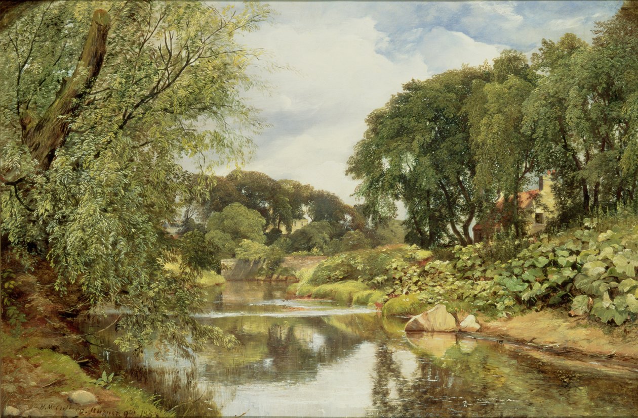 利兹之水，1853年 作者 霍拉索·麦卡洛克（Horatio McCulloch）