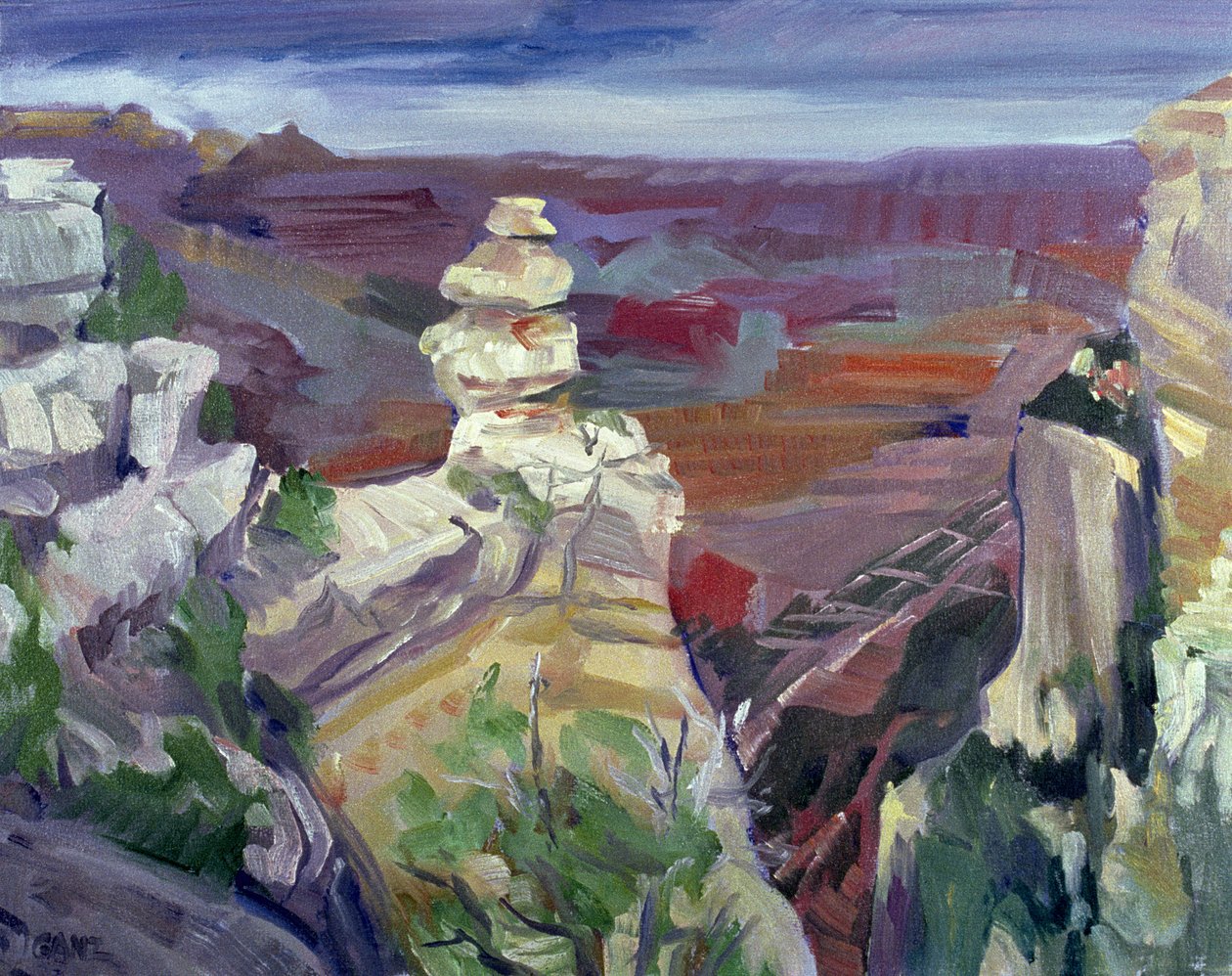 着名岩石，大峡谷，2000 作者 霍华德·甘茨
