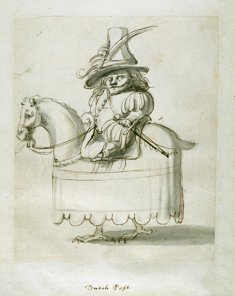 荷兰之页（纸上的笔和墨 作者 伊尼戈·琼斯（Inigo Jones）
