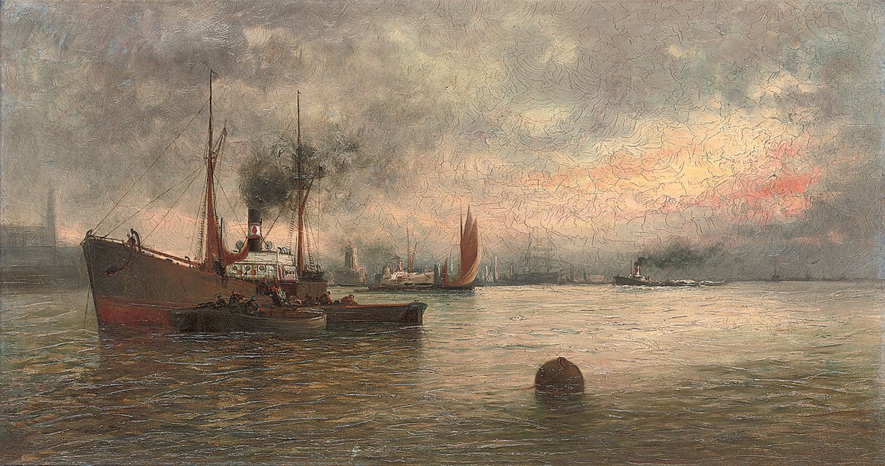 1871年在港口卸货 作者 约阿尼斯·阿尔塔莫拉斯