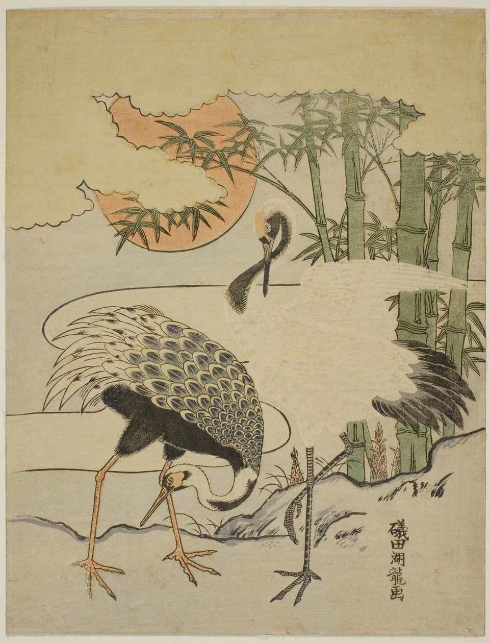 鹤与竹 作者 oda田K