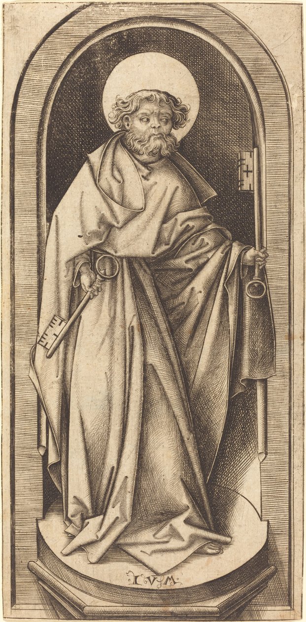 圣彼得 作者 以色列·范·麦肯纳姆（Israhel van Meckenem）