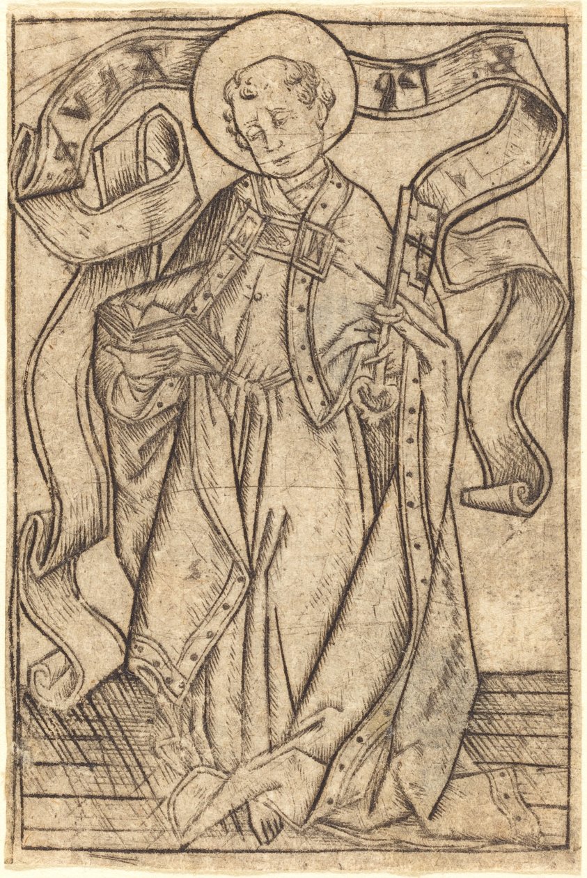 圣彼得 作者 以色列·范·麦肯纳姆（Israhel van Meckenem）