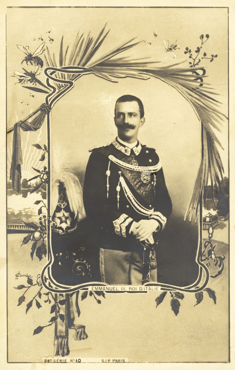 Victor Emmanuel III，意大利国王 作者 意大利摄影师