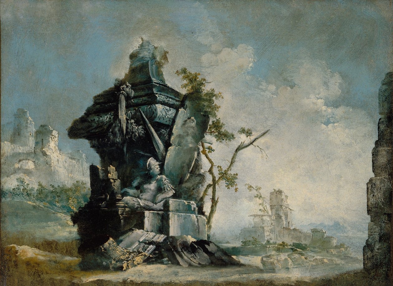 风景（随想曲）c.1780 作者 意大利学校