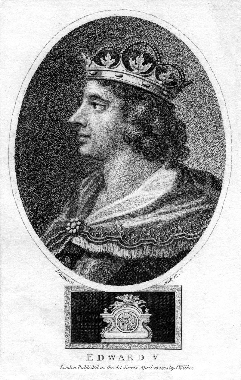1804年，英国爱德华五世国王。 作者 查普曼