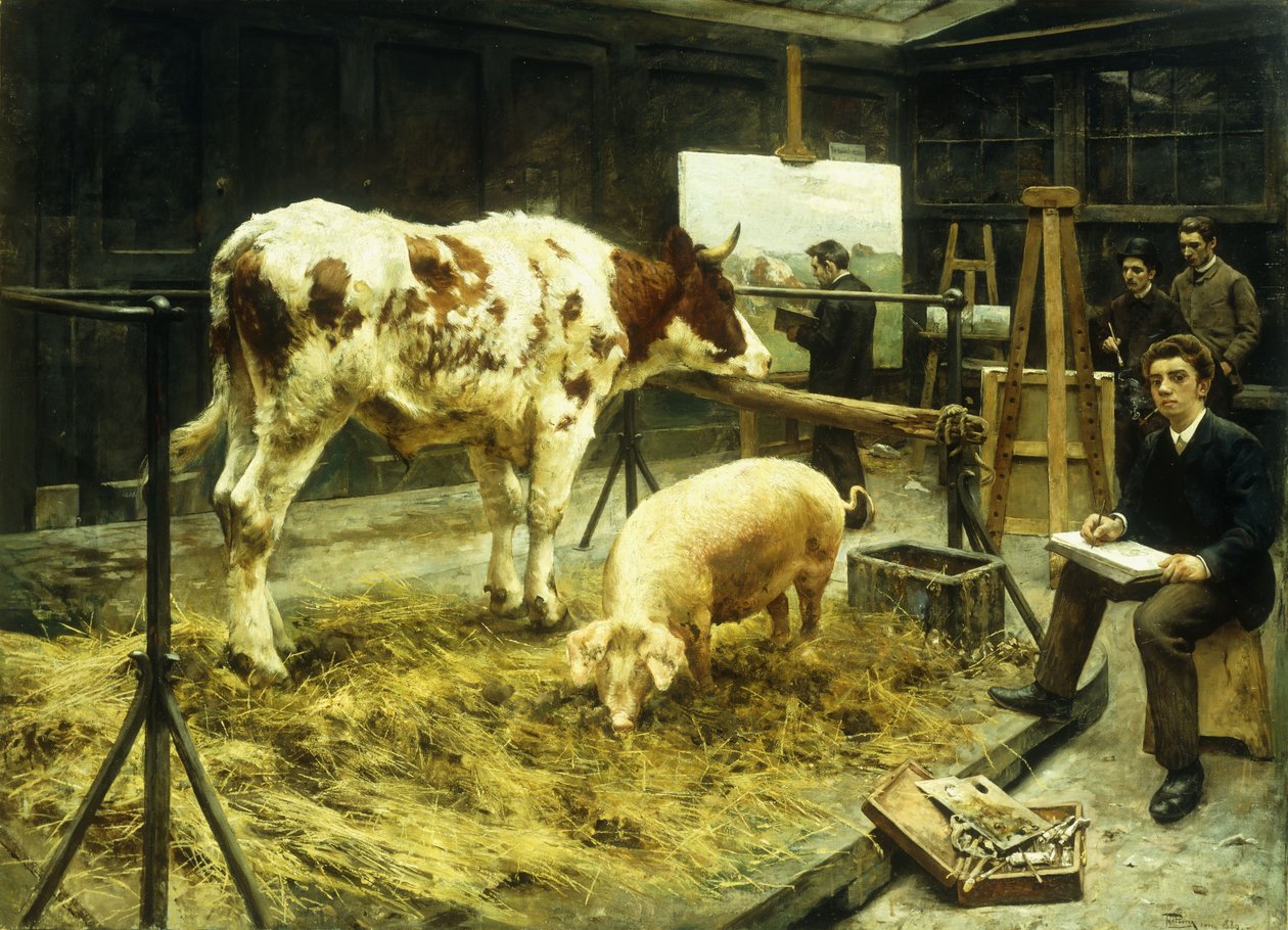 动物画家 作者 德·波特（J. de Pooter）
