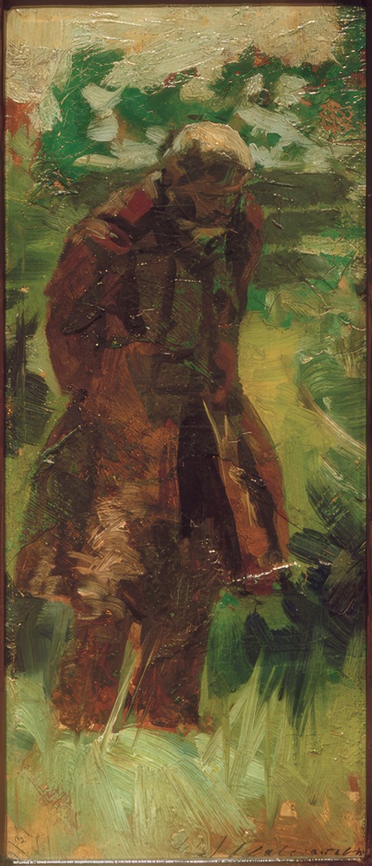 一个男人的肖像 作者 雅克·马尔切夫斯基（Jacek Malczewski）