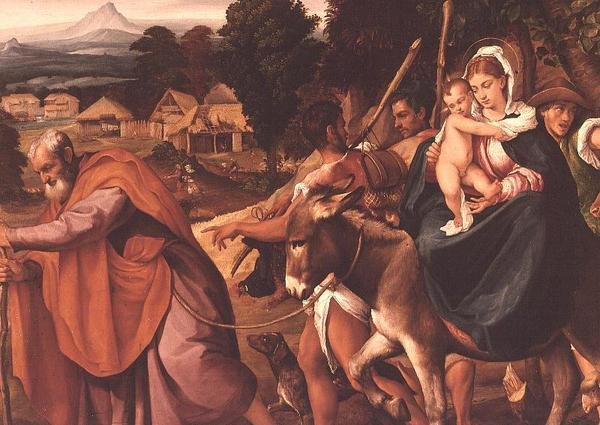 飞往埃及的航班 作者 哈科波·巴萨诺（Jacopo Bassano）