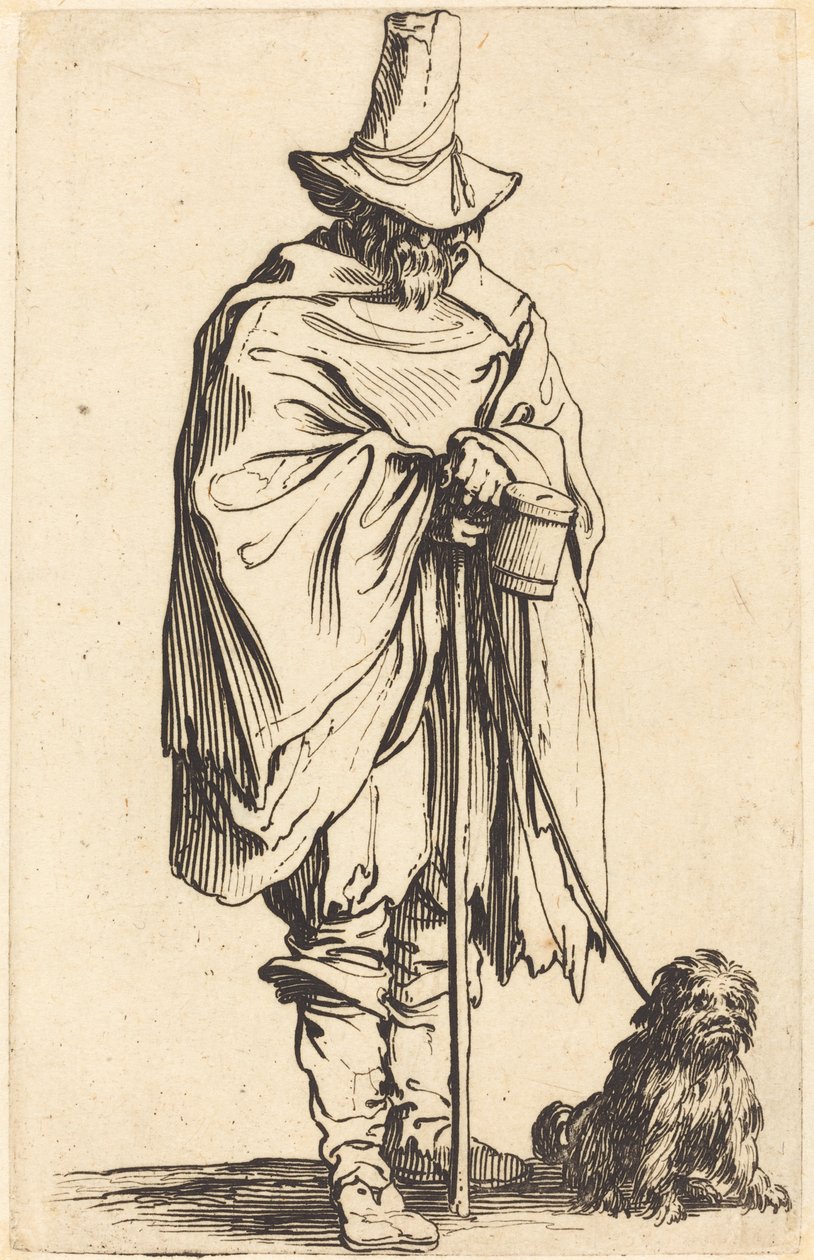 乞丐与狗，c.1622 作者 雅克·卡洛