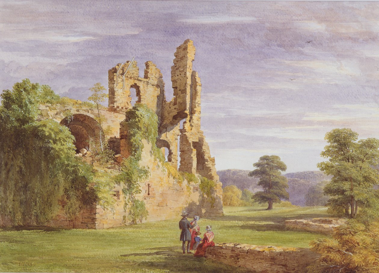 Gight Castle，1851 作者 詹姆士吉尔斯