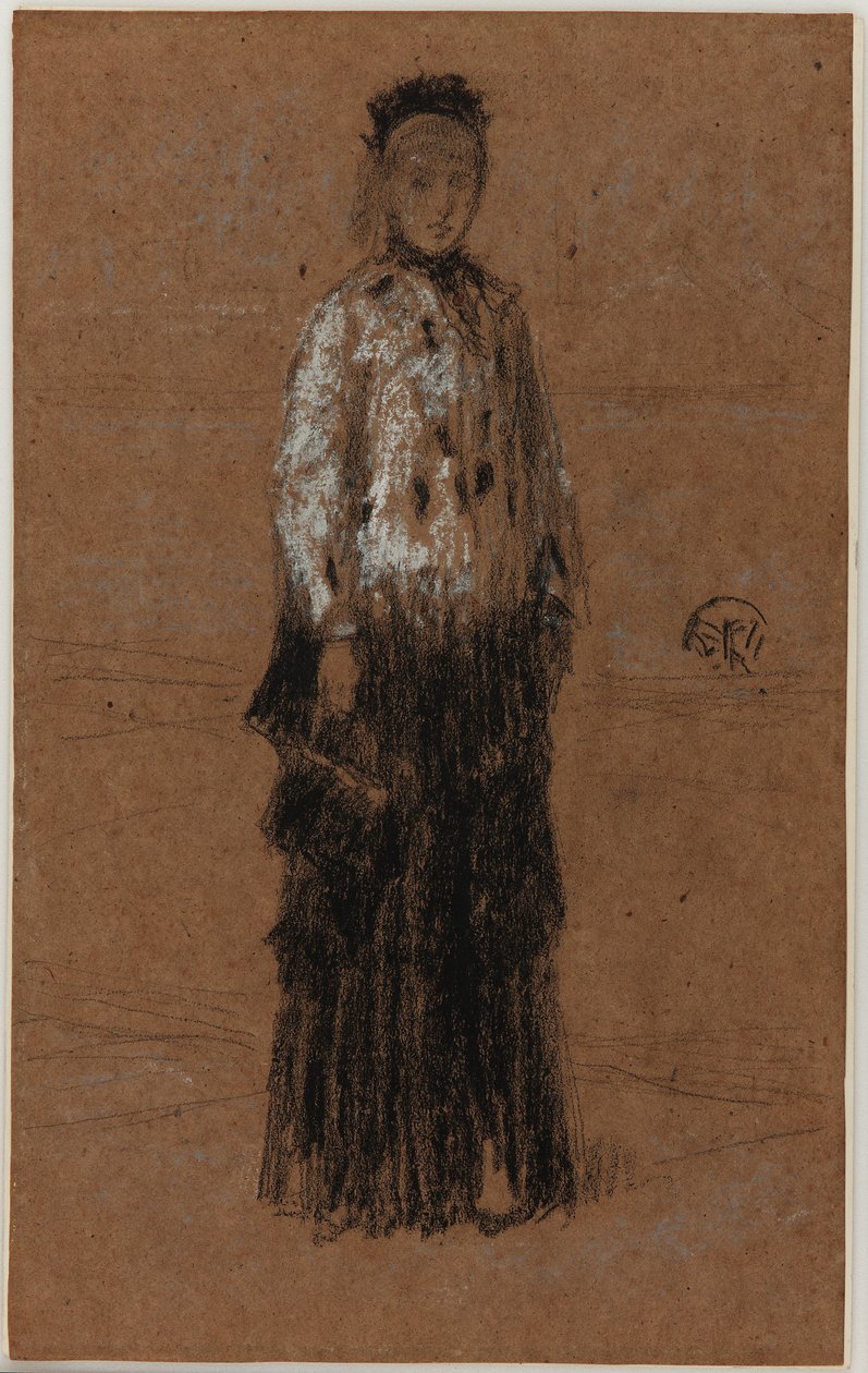 埃尔曼大衣，1870-1873。 作者 詹姆斯·阿博特·麦克尼尔·惠斯勒