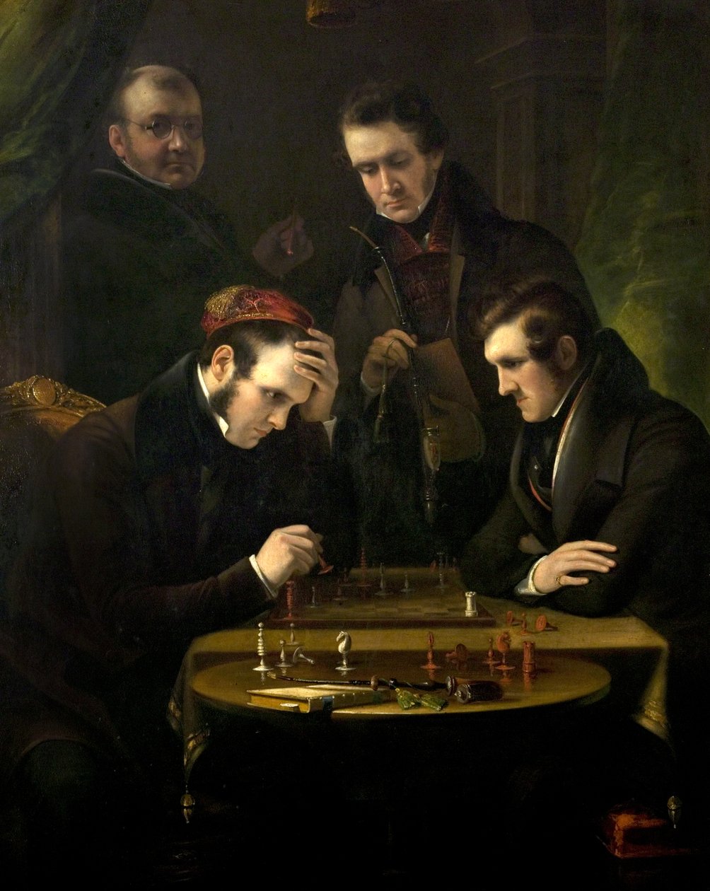 国际象棋选手 作者 詹姆斯·朗斯代尔