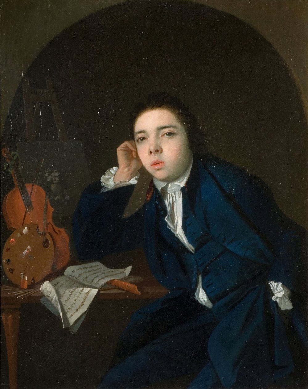 自画像》，1766年。 作者 詹姆斯·米勒