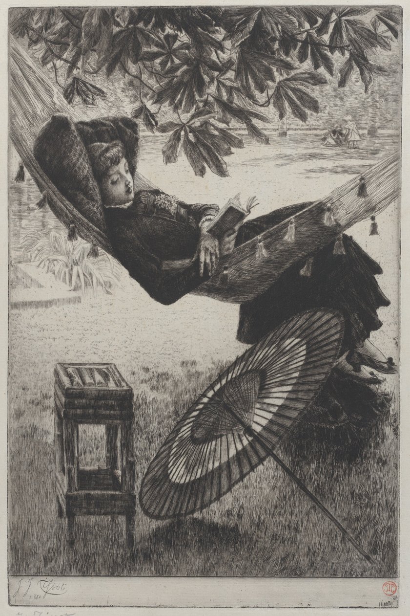 Hammock》，1880年。 作者 詹姆斯天梭